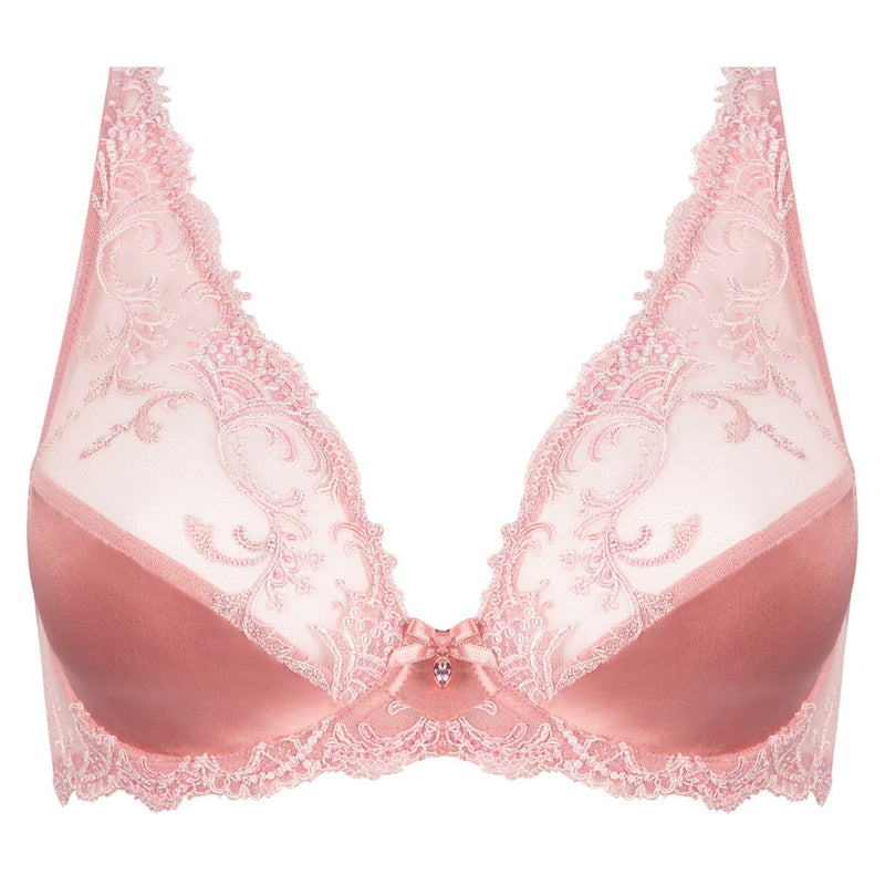 Lise Charmel 'Splendeur Soie' Glam Push-Up Bra in Rose Pink