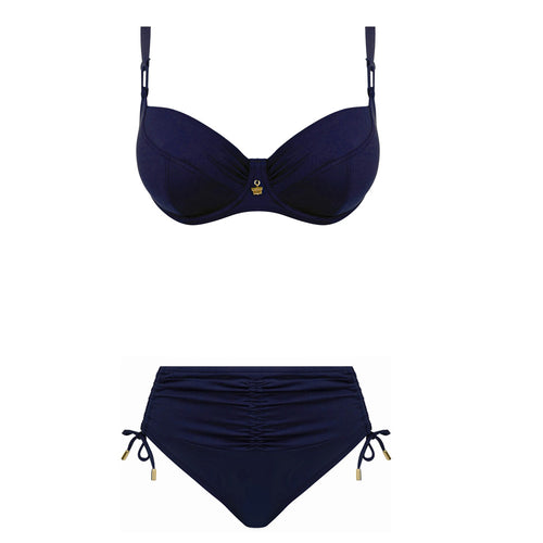 Lise Charmel 'Sublime Drape' Bikini Set (Marine Sublime / Navy)