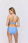 Model wearing 'Avero' Pastel Blue Rio Brief, by Marie Jo (back view).