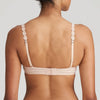 Model wearing 'Avero' Pearly Caffé Latte Padded Balcony Bra, by Marie Jo (back view).