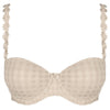 'Avero' Pearly Caffé Latte Padded Balcony Bra, by Marie Jo (pack shot, front).