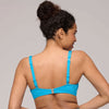 Model wearing 'Cherilyn' Full Cup Halterneck Bikini Top, by Marie Jo (back view).