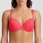 Marie Jo 'Elis' Heart Shaped Padded Bra & Rio Brief Set in Spicy Berry