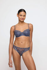 Marie Jo 'Jane' Blue Shadow Thong