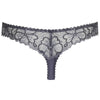 'Jane' Blue Shadow Thong, by Marie Jo (pack shot, back view).