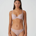 Marie Jo 'Jane' Push-Up Plunge Bra with Removable Pads in Bois de Rose