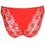 'Jane' True Red Italian Brief, by Marie Jo (pack shot, back view).