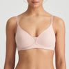 Model wearing 'Louie' Soft Pink Full Cup Bra, by Marie Jo.