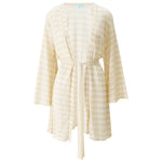 Melissa Odabash 'Anna' Ivory & Gold Kaftan