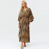 Melissa Odabash 'Bonnie' Cheetah Long Kaftan