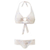 'Brussels' Lizard Halterneck Bikini Set, by Melissa Odabash (pack shot, front view).