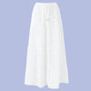 'Cinzia' White Skirt, by Melissa Odabash (pack shot, front view).