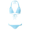 Grenada' Pale Blue Halterneck Bikini Set, by Melissa Odabash (pack shot, front).