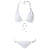 Grenada' White Halterneck Bikini Set, by Melissa Odabash (pack shot, front).