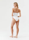 Melissa Odabash 'Sydney' White Bandeau Swimsuit