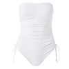 Melissa Odabash 'Sydney' White Bandeau Swimsuit