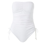 Melissa Odabash 'Sydney' White Bandeau Swimsuit