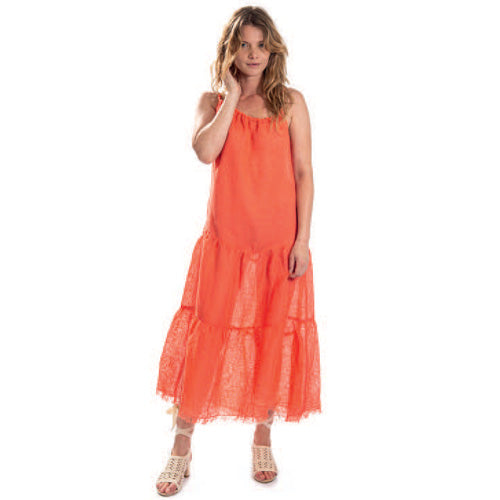 Nicole Olivier 'Aguicheur' Beach Dress (coral)