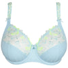 'Deauville' Milky Blue Full Cup Bra, by PrimaDonna (pack shot, front view).