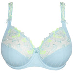 'Deauville' Milky Blue Full Cup Bra, by PrimaDonna (pack shot, front view).