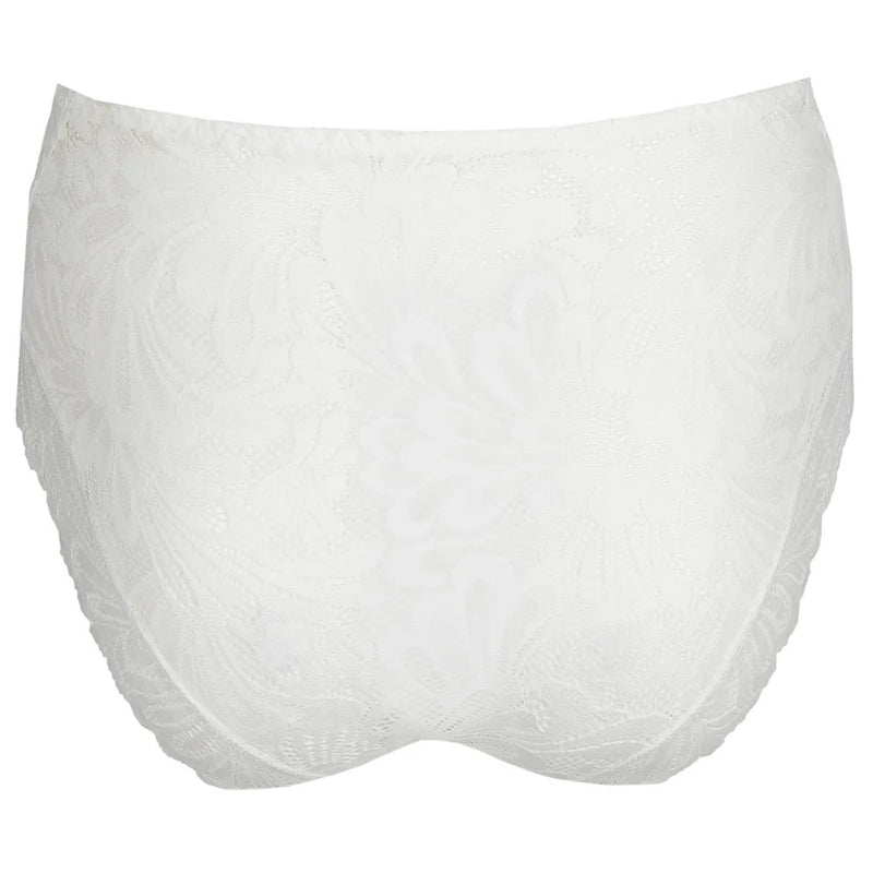 'Rupi' White Full Brief, by PrimaDonna Twist (pack shot, back view).
