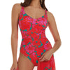 Roidal Floreale collection 'Capri' Swimsuit in Crimson Swimsuit Roidal   