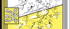 Roidal Miranda collection 'Fara' Yellow Pareo pattern.