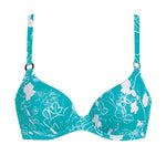 Tessy Positano collection 'Brais' bikini top and 'Orion' bikini bottom (turquoise)