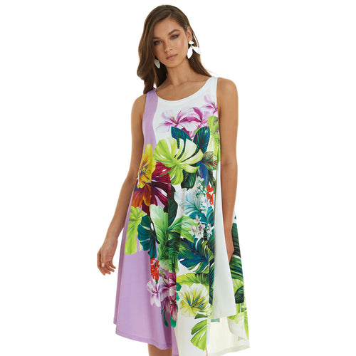 Roidal Tropic collection 'Alibi' Swing Dress (Multicolour) Beach Dress Roidal   