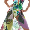 Model wearing Roidal Tropic collection 'Orfea' Pareo/Wrap (Multicolour)