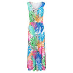 Rösch 'Tropical Splash' Sleeveless Beach Dress in multicolour