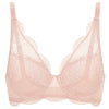 'Karma' Beige Pink 3D Moulded Bra, by Simone Pérèle (pack shot, front view).