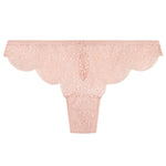 'Karma' Pale Pink Tanga, by Simone Pérèle (pack shot, front view).