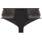 'Romance' Dark Brown Shorty, by Simone Pérèle (pack shot, front view).