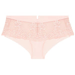 'Saga' Pale Pink Shorty, by Simone Pérèle (pack shot, front view).