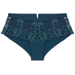 'Saga' Teal Shorty, by Simone Pérèle (pack shot, front view).