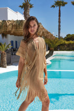 Tessy Guayana collection 'Neli' Gold Kaftan