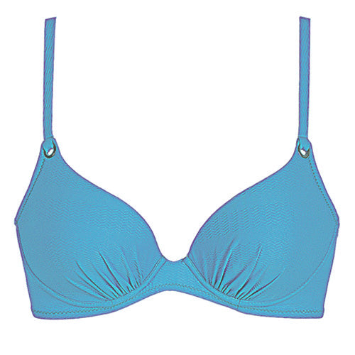 Tessy Montecarlo collection 'Ares' bikini underwired top with Zenda brief (turquoise)