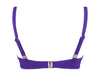 Antigel 'La Chiquissima' Bikini Set (Balconette with Side Tie Brief) in Mer Purple