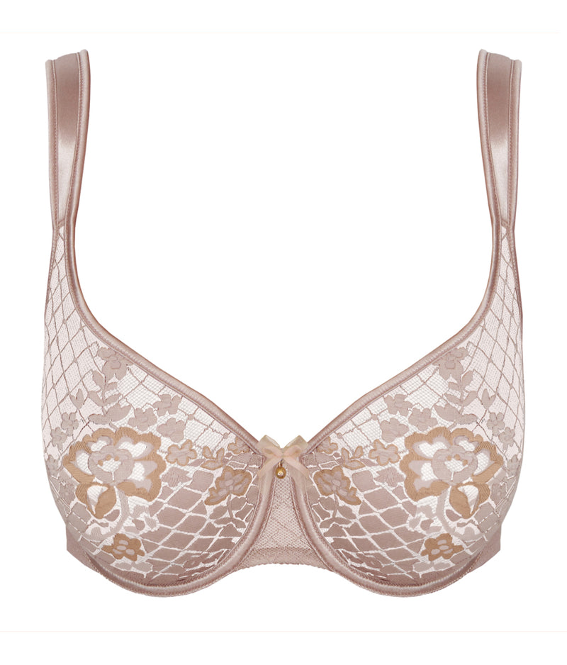Empreinte 'Melody' (Gold) Full Cup Bra - Sandra Dee - Product Shot - Front