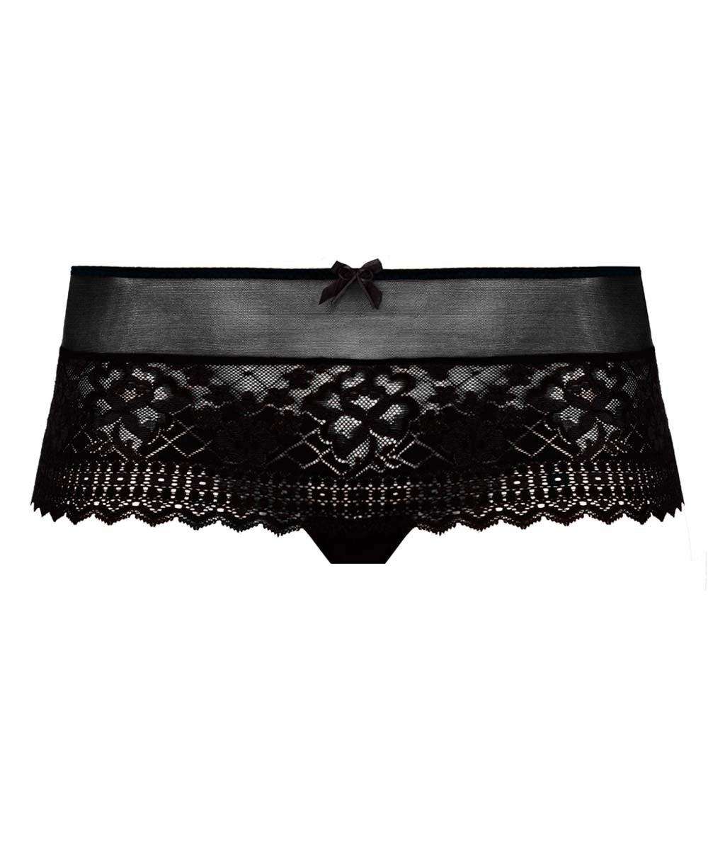 Empreinte 'Melody' (Black) Shorts (Hotpants) - Sandra Dee - Product Shot - Front