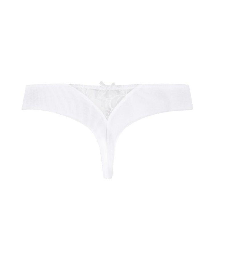 Eprise 'Guipure Charming' (White) Thong - Sandra Dee - Product Shot - Rear