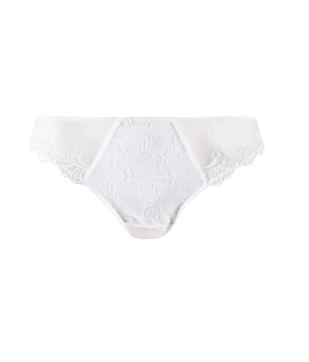 Eprise 'Guipure Charming' (White) Brazilian Brief - Sandra Dee - Product Shot - Front