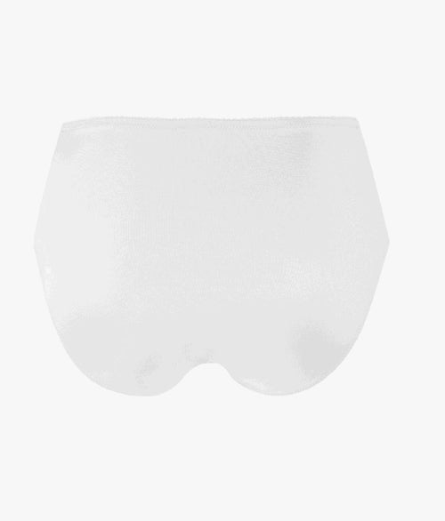 Eprise 'Guipure Charming' (White) Full Brief/Retro Brief - Sandra Dee - Product Shot - Rear