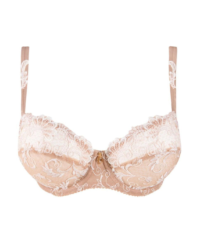 Eprise 'Guipure Charming' (Ambre Nacre) Balconnet Bra - Sandra Dee - Product Shot - Front
