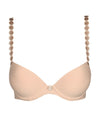L'Aventure 'Tom' (Caffé Latte) Padded Plunge Bra - Sandra Dee - Product Shot - Front