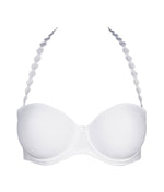 L'Aventure 'Tom' (White) Strapless Bra - Sandra Dee - Product Shot - Front - Halterneck