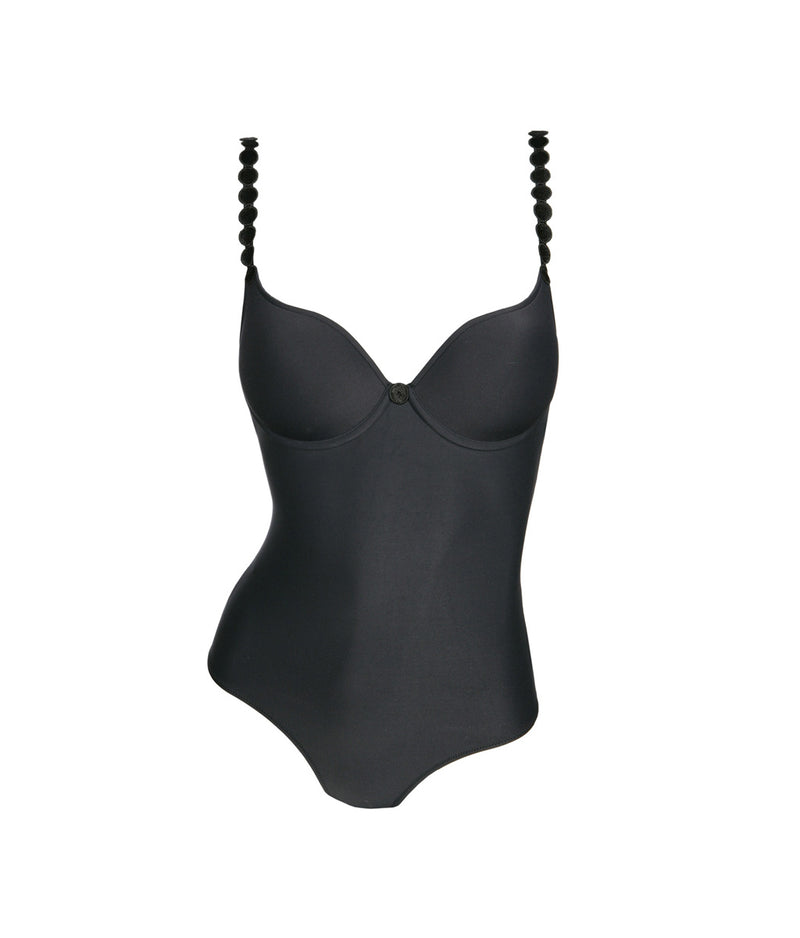 L'Aventure 'Tom' (Charcoal) Body (All-in-One) - Sandra Dee - Product Shot - Front