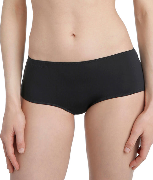 L'Aventure 'Tom' (Charcoal) Shorts (Hotpants) - Sandra Dee - Model Shot - Front