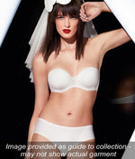 L'Aventure 'Tom' (White) Moulded Multiway Full Cup Bra BC - Sandra Dee - Collection Publicity Shot